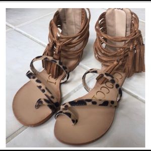 Suede sandals